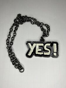WWE Daniel Bryan Yes! Logo Metal Pendant Chain Necklace 2014