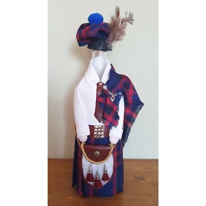 Wine,Whiskey,bottle cover, tartan,decorations table,gift bag,kilt,wedding idea - Picture 1 of 7
