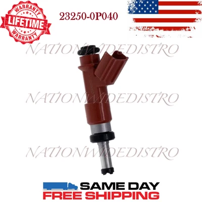 1x OEM DENSO Fuel Injector for 2007-2011 Toyota Sienna 3.5L V6 23250-0P040 - Image 1 of 4