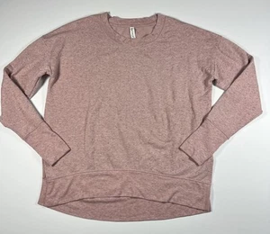 Athleta Balance Pullover Sweatshirt Women’s Size S Victorian Berry Oversized - Picture 1 of 10