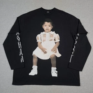 Kanye West Donda House Longsleeve T-Shirt 2 Layer House Rap Sz L Oversized  - Picture 1 of 11