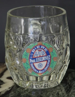verre à bière Paul Lescornez  Armentières  59 - Photo 1/2