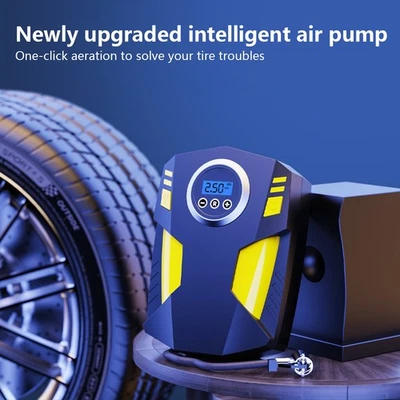 Car Tire Inflator 12V Digital Car Air Pump Compressor Electric Air Pump Portab8g - Image 1 of 2