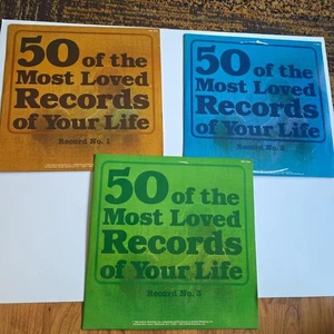 Various - 50 Of The Most Loved Records Of Your Life Record Volume 1, 2, & 3 (K) - Picture 1 of 1