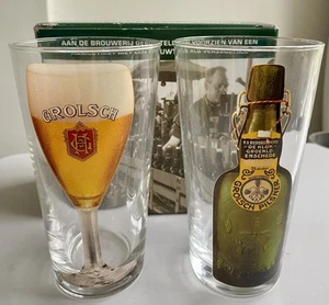 Limited Edition Grolsch 2004 Beer Glasses 25 CL Dutch Brewery Collectors Item - Picture 1 of 8