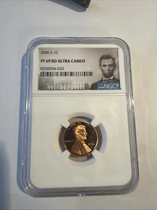 2006 S 1C Proof Lincoln Memorial Cent NGC PF 69 RD Ultra Cameo - Picture 1 of 2