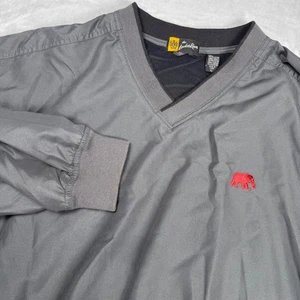 The Locker Room Alabama Carmesí Marea Elefante Pullover Chaqueta Cuello Para Hombres XL Gris - Imagen 1 de 9