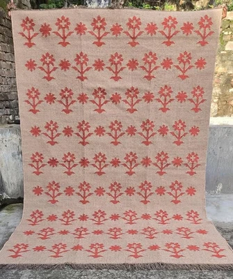 Handmade Kilim Rug, Outdoor Rug/Indoor Rug, Living Living/Dining Room 8x10 ft - Image 1 of 4