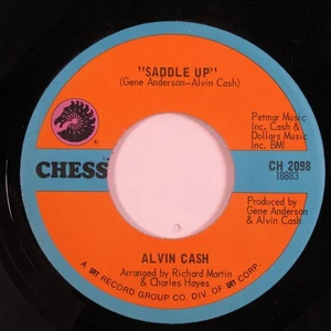 Funk Breaks 45 ALVIN CASH Saddle Up CHESS NM HEAR d - Picture 1 of 2