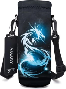 Bolsa portabotellas de agua de neopreno AMARY 1000ML con dragón ajustable - Imagen 1 de 6