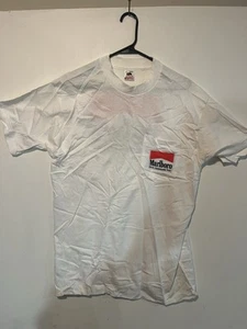 Vintage 90s Marlboro World Championship Team Single Stitch Large Tee Shirt New - Picture 1 of 6