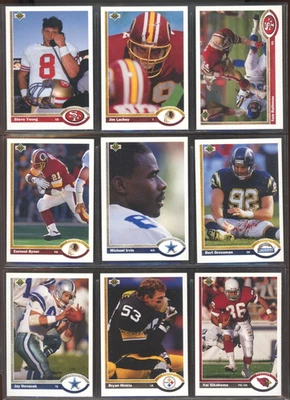 1991 Upper Deck Football, 1990 Hologram Variant A , 101 to 400, U-PICK, BB3 - Image 1 of 2