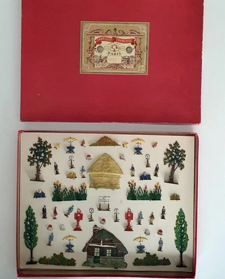 CBG Mignot - Coffret 49 Pieces Complet Figurines Civiles en plomb HO / Train - Photo 1/4