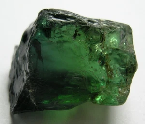 TOURMALINE, BLUE & GREEN BICOLOR ROUGH FOR FACETING, NIGERIA, AFRICA - Picture 1 of 4