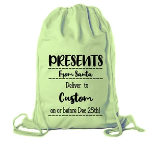 Sacchetto regalo regali di Babbo Natale, belle borse di Babbo Natale, sacchetti di cotone personalizzati! - Foto 1 di 13