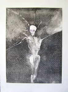 Fritz Scholder "Flying Possession # 2," 1989 Monotype - Picture 1 of 8