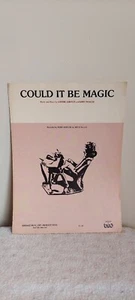 COULD IT BE MAGIC PIANO PARTITURAS LÍRICAS 1975 BARRY MANILOW ANDERSON - Imagen 1 de 12