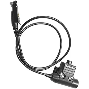 Adaptateur casque tactique U94 PTT pour Motorola GP328Plus Retevis Ailunce HD1 RT48 - Photo 1/4