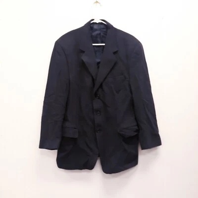 Perry Ellis Portfolio Mens Sport Coat Blazer Jacket Size 40R Black Free shipping - Image 1 of 4