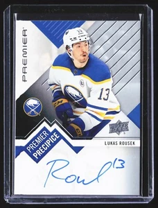 2023-24 Premier Lukas Rousek Precipice Auto #PPR-LR - Buffalo Sabres - Picture 1 of 3