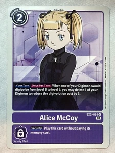 Digimon Digital Hazard Alice McCoy EX2-064 U casi nuevo/m - Imagen 1 de 1