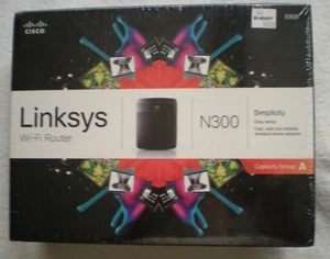 Linksys E900 N300 WiFi Router, 1x 10/100 WAN, 4x 10/100 LAN - Picture 1 of 3