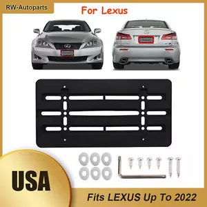 License Plate Frame Bumper Bracket Holder For Lexus IS250 IS300 IS460 GX460 - Bild 1 von 6