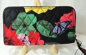 PORTAFOGLIO RFID GEORGIA STILE FISARMONICA VERA BRADLEY in modello ROSA HAVANA, NUOVO CON ETICHETTE - Foto 1 di 10