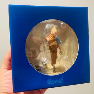Tim und Struppi Tintin Milou Figur Szene Eisenbahnstrecke Voie FERRÉE Moulinsart - Bild 1 von 3