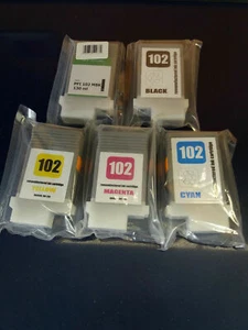 Kit Cartucce CANON PFI-102 Compatibili Tricolore+nero+nero MBK 130ml per iPF500* - Picture 1 of 1