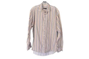 Men's Burberry Striped Dress Shirt M - Picture 1 of 8
