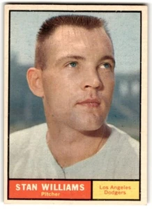 1961 Topps Stan Williams #190 B Los Angeles Dodgers - Picture 1 of 2