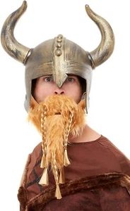 Smiffys 50730 Viking Helmet, Men, Gold - Picture 1 of 1