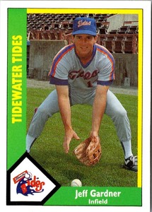 1990 CMC Jeff Gardner #367 Tidewater Tides Baseball Card