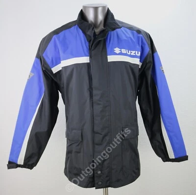 Chaqueta Abrigo Vintage Team Racing Suzuki Para Hombre Cremallera Completa Racing Talla M Foto 1 de 4