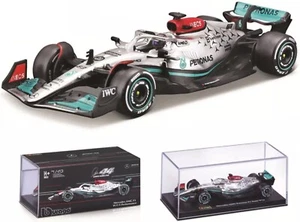F1 2022 Lewis Hamilton Mercedes AMG Racing W13 E Diecast Car Driver Case Model - Picture 1 of 4