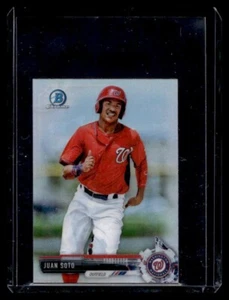 2017 Bowman Chrome Mini Prospects Refractor #BCP180 Juan Soto - Yankees - Picture 1 of 2
