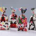 50Pcs Plastic Halloween Candy Bags Snack Wrap Bag Baking Packaging
