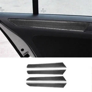 8Pcs Carbon Fiber Interior Door Panel Cover Trim For Volkswagen Jetta Sedan - Picture 1 of 16