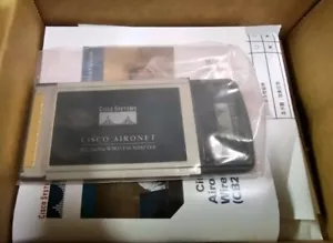 Cisco Systems (AIR-CB21AG-A-K9) 802.11a/b/g Wireless Adapter Laptop Cards. New - Picture 1 of 2