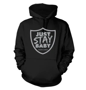 Just Stay Baby - Men's Hoodie - Oakland Raiders - Picture 1 of 3