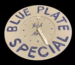 Blue Plate Special Nick & Nora Uhr Sunnyside Up Boston Warehouse selten - Bild 1 von 7