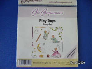 Cute Companions Stamp Sets by Crafter's Companion. 'Play Days' (D124) - Picture 1 of 2