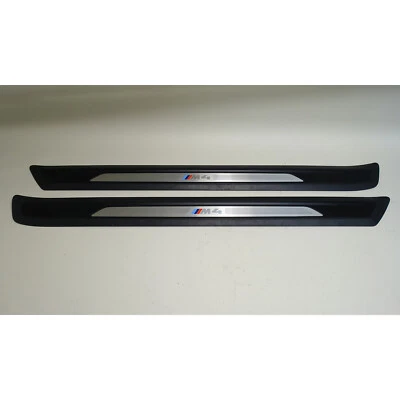 BMW F82 M4 2015-2018 cupé de fábrica umbral de puerta cubiertas izquierda derecha OEM Foto 1 de 4