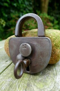 Antique Padlock with one key working order Made in Germany collector PP-C - Picture 1 of 8