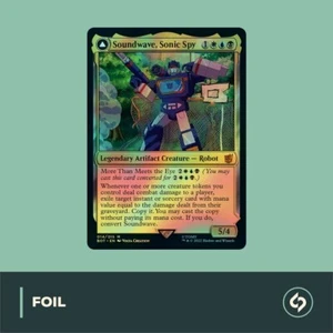 MTG | Soundwave, Sonic Spy | LAMINA | TRASFORMATORI | QUASI NUOVO | IT - Foto 1 di 1