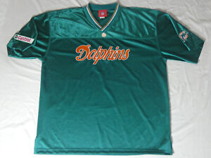 Miami Dolphins One Size NFL Green Football Jersey Castrol Team Fan Shirt 