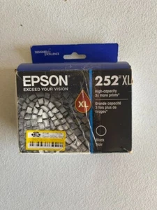 EPSON 252 DURABrite Ultra Ink High Capacity Black Cartridge T252XL120-S sealed - Picture 1 of 4