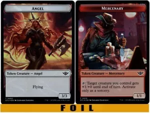 1x - ANGEL \\ MERCENARY (#02/10) Token - FOIL - Outlaws of Thunder Junction - Picture 1 of 1