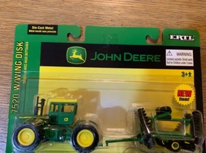 Ertl John Deere 7520 Tractor with Wing Disk. 1/64 Scale. NEW - Picture 1 of 4